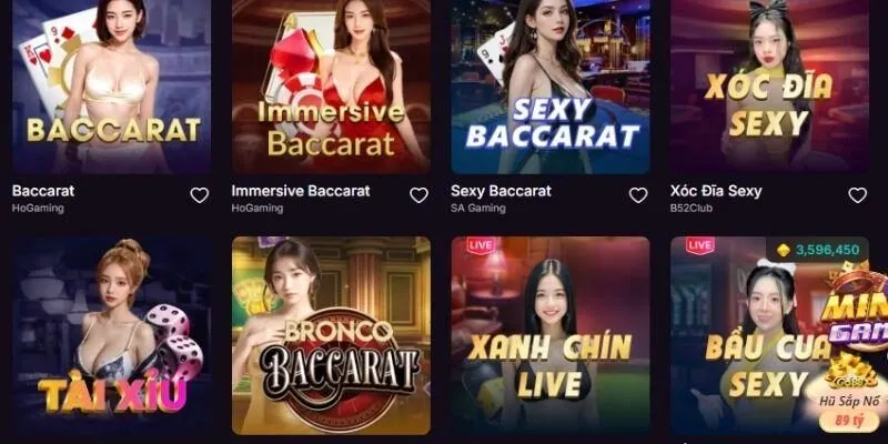 Khám phá sảnh chơi Dream Gaming DG Casino